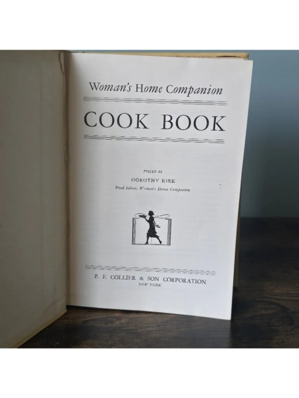 Womans Home Companion Cook Book Recipe Cookbook 1955 Collier Hardcover Vintage